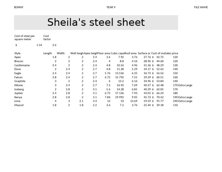 Shed 6741 | PDF