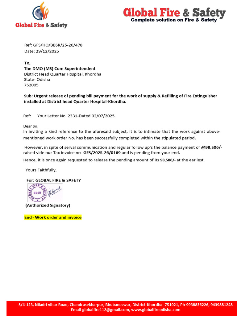 Fire Extinguisher Invoice & Payment Request | PDF | Invoice ...