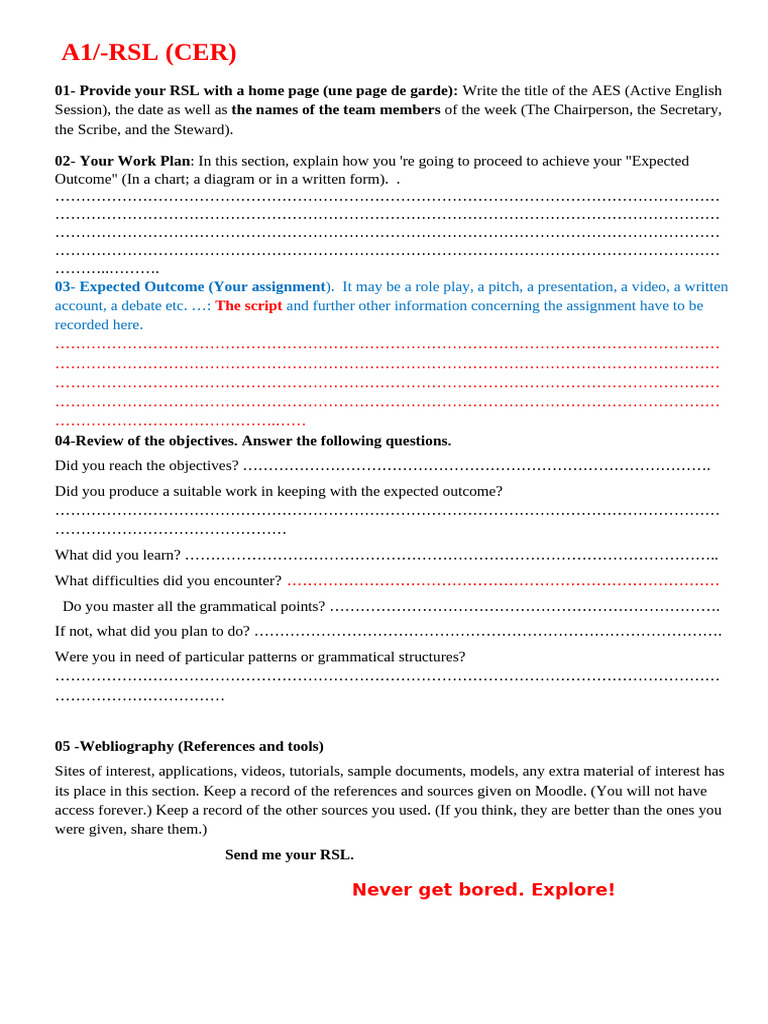 Template RSL | PDF