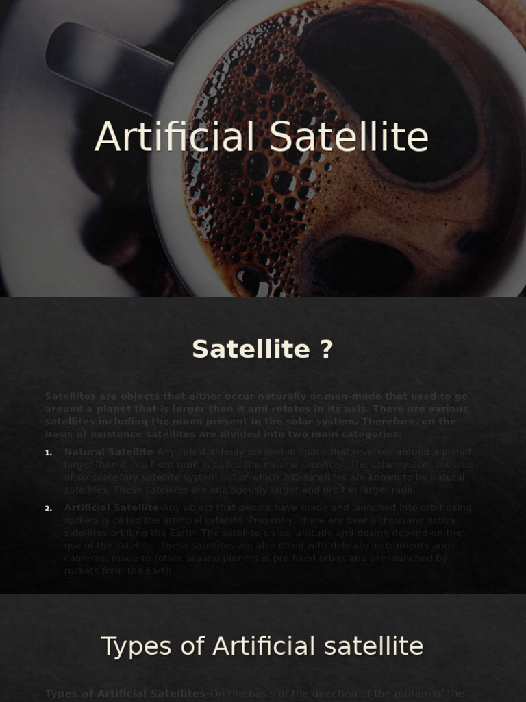 Understanding Artificial Satellites | PDF | Orbit | Force