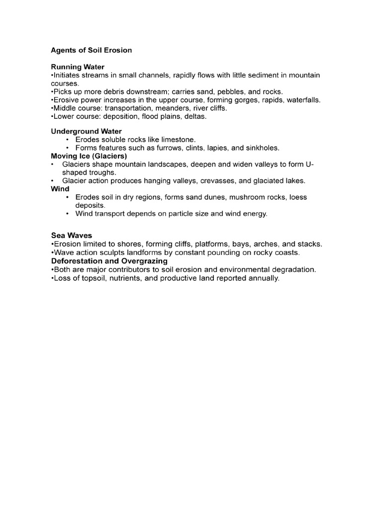 Soil Erosion | PDF