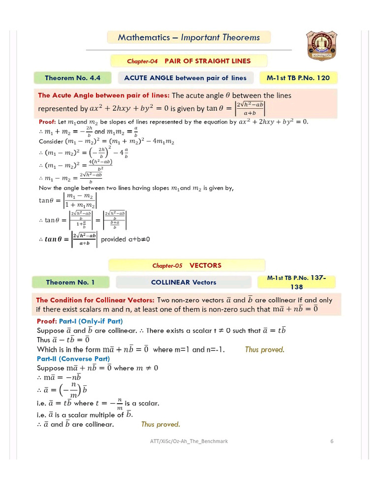 Imp Theorem..Math | PDF