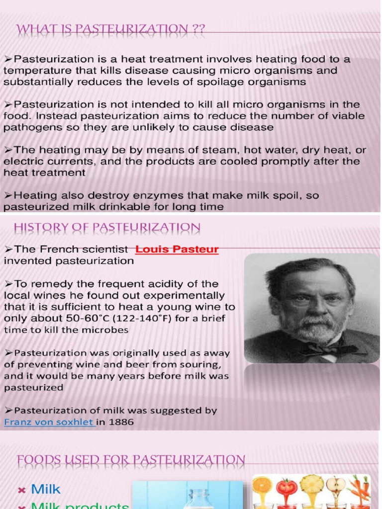 Pasteurization & UHT of Milk | PDF