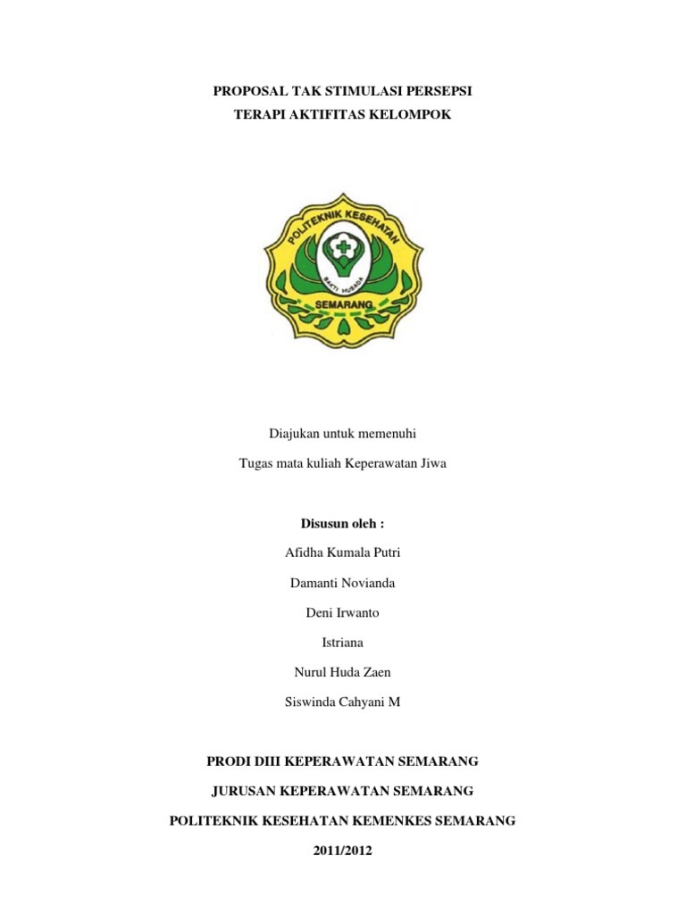 Proposal Tak Stimulasi Persepsi Umum