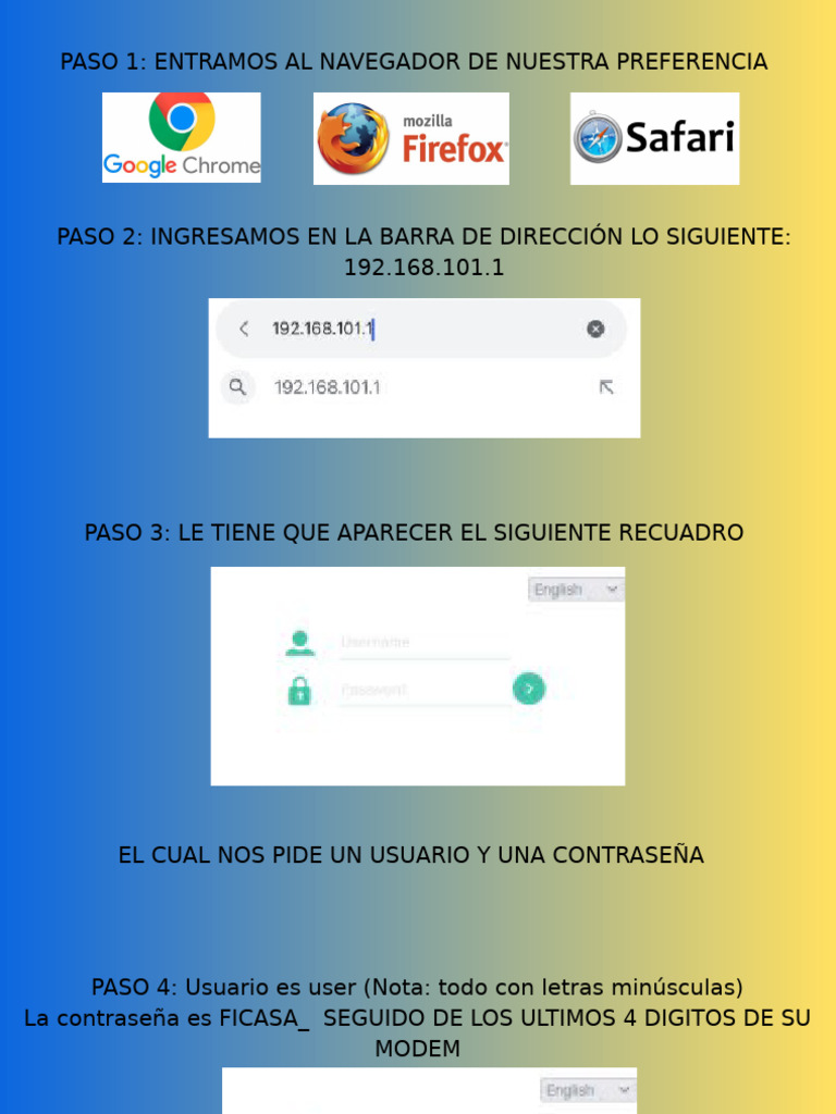 Cómo cambiar la contraseña del WiFi | PDF