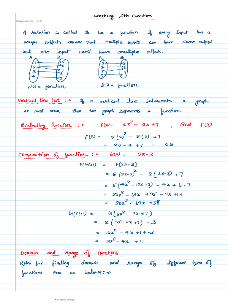 Working With Functions | PDF