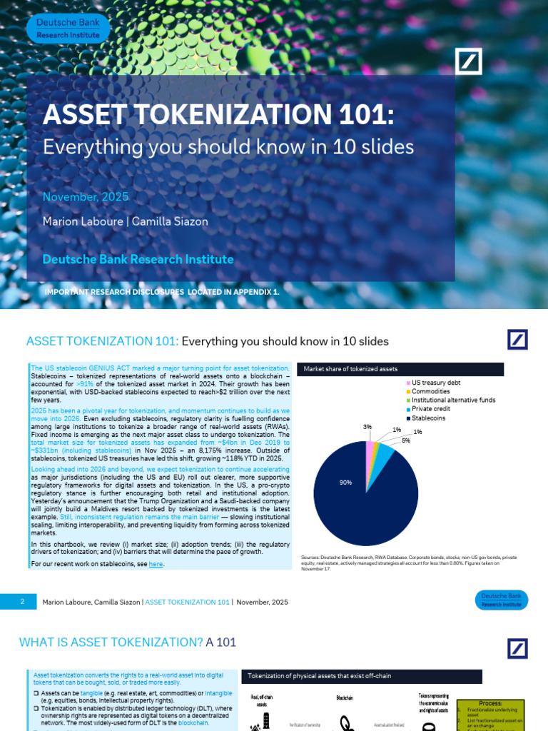 ASSET TOKENIZATION 101- Everything You Should Know in 10 Slides - DB ...