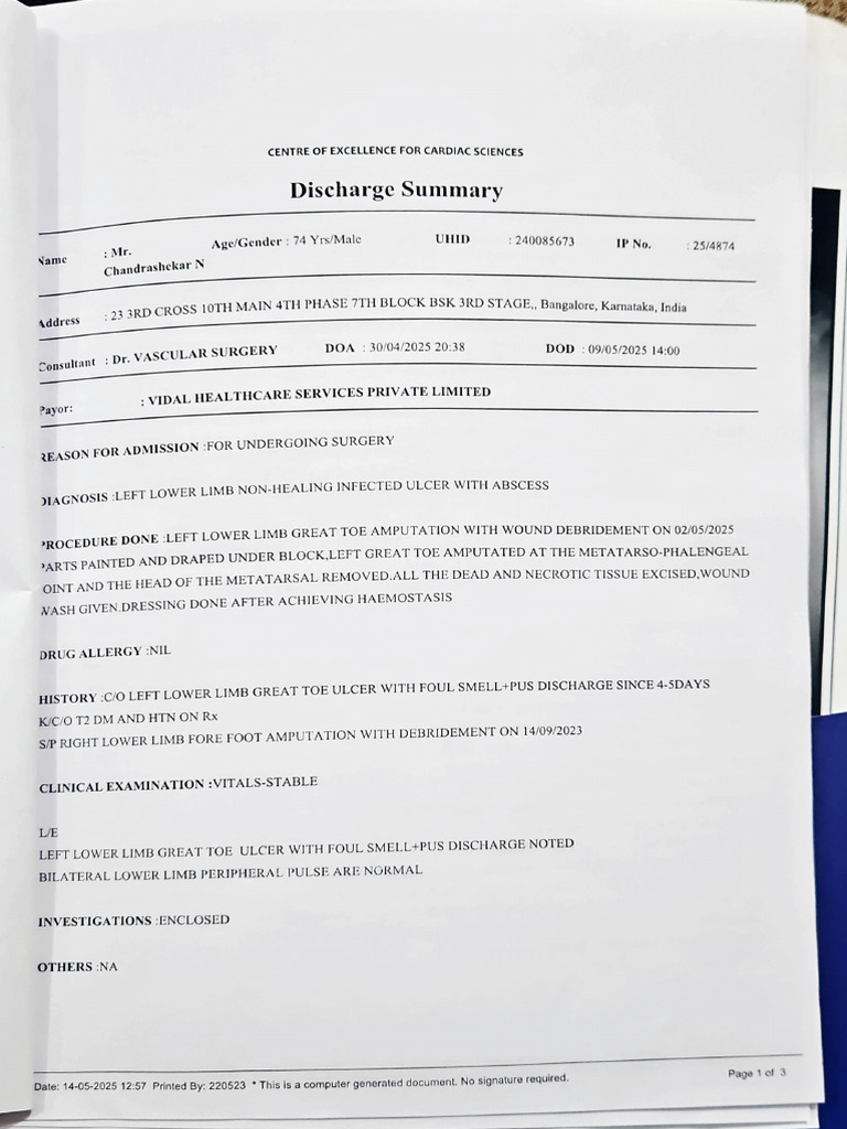 Discharge Summary+OPD | PDF