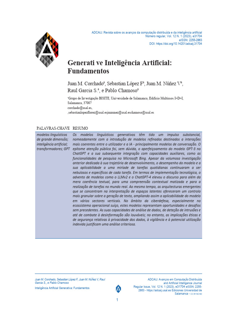Fundamentos da IA Generativa e LLMs | PDF | Aprendizagem profunda ...