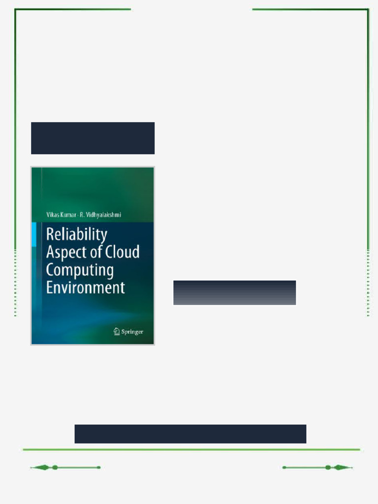 Reliability Aspect of Cloud Computing Environment Vikas Kumar eBook ...