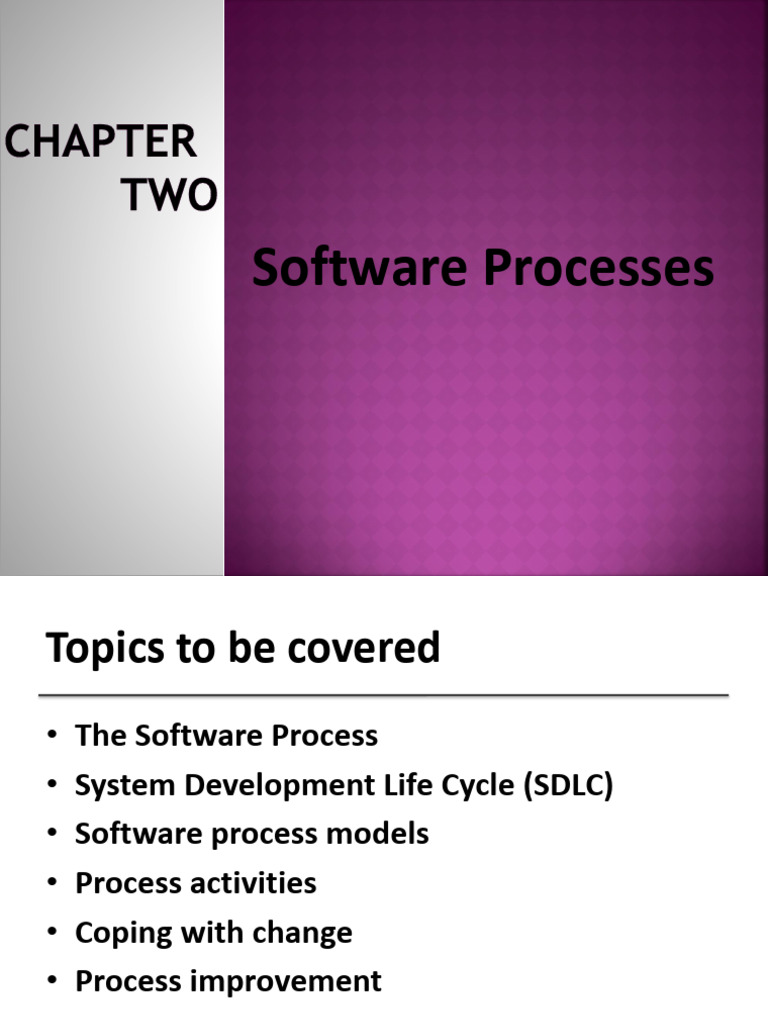 Chapter 2 - SW Processes (1) | PDF | Software Development Process ...