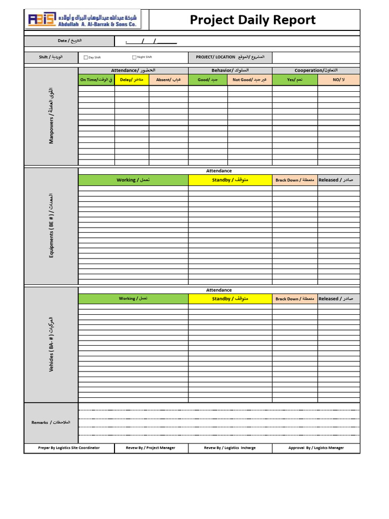 Project Daliy Report | PDF