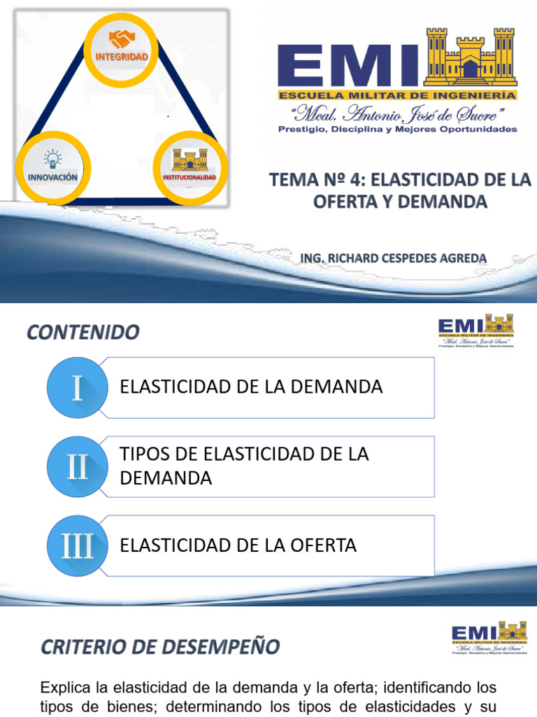 Elasticidad de la Demanda y Oferta | PDF | Elasticidad (economía ...