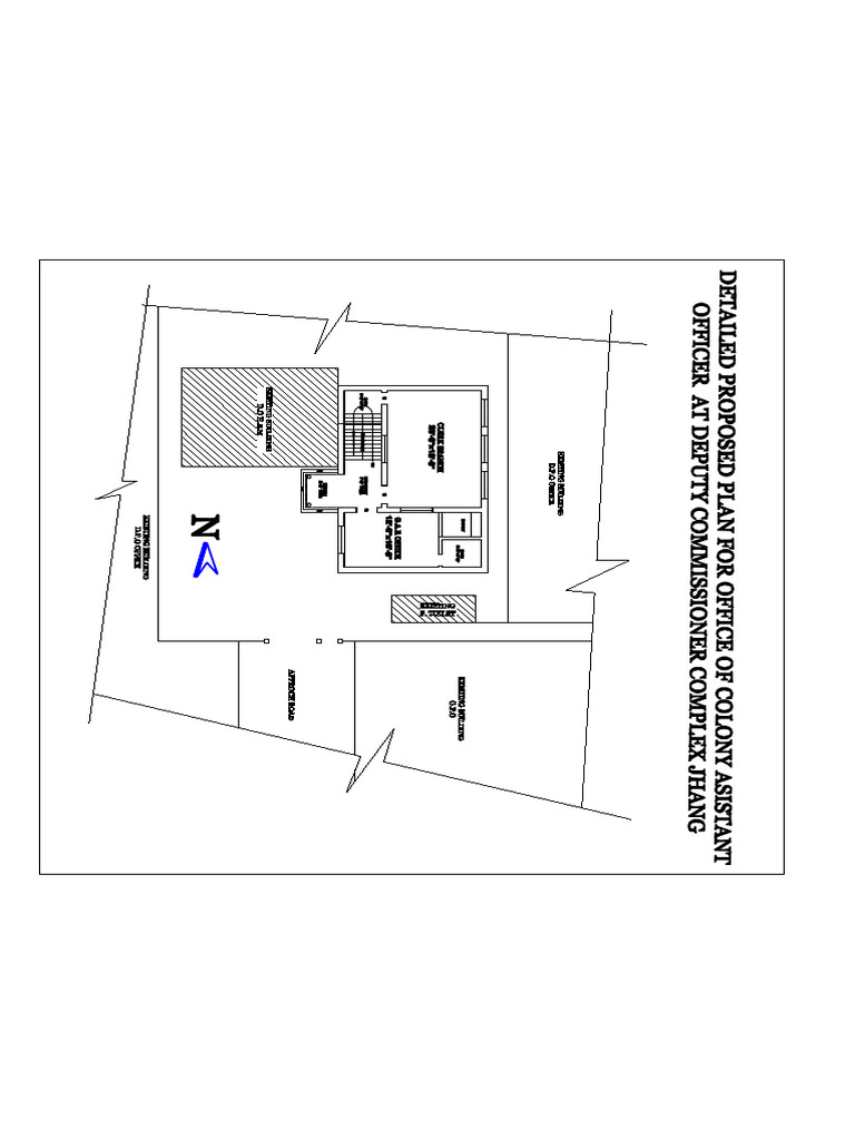 Site Plan for Colony Asistent at d.C Complex Jhang 5 | PDF