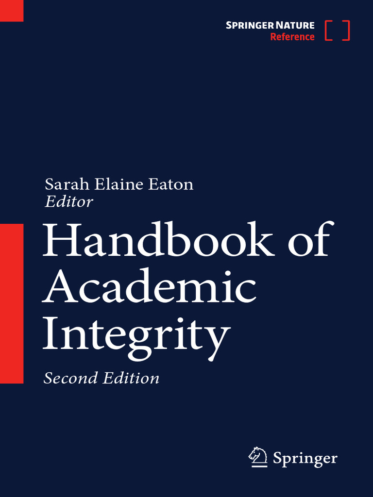 Handbook of Academic Integrity, 2nd Ed. | PDF | Academic Integrity ...
