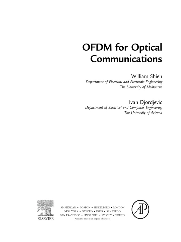 OFDM in Optical Communications Analysis | PDF | Orthogonal Frequency ...
