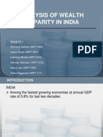 Analysis of Wealth Disparity in India