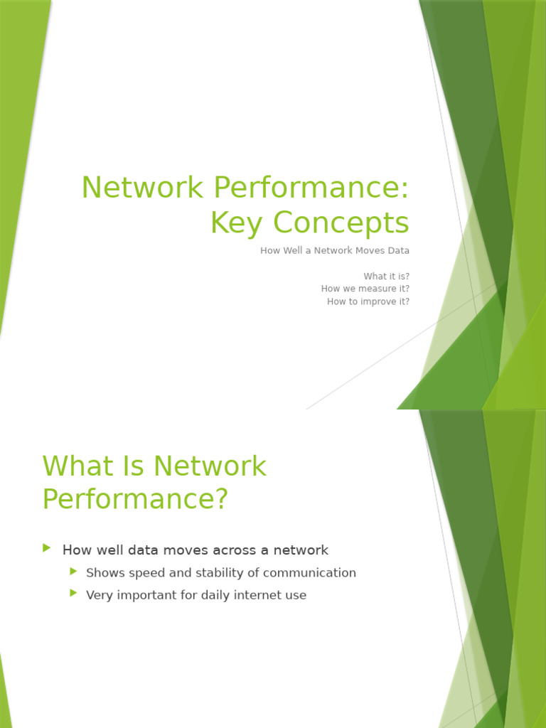 Understanding Network Performance Metrics | PDF | Computer Data Storage ...