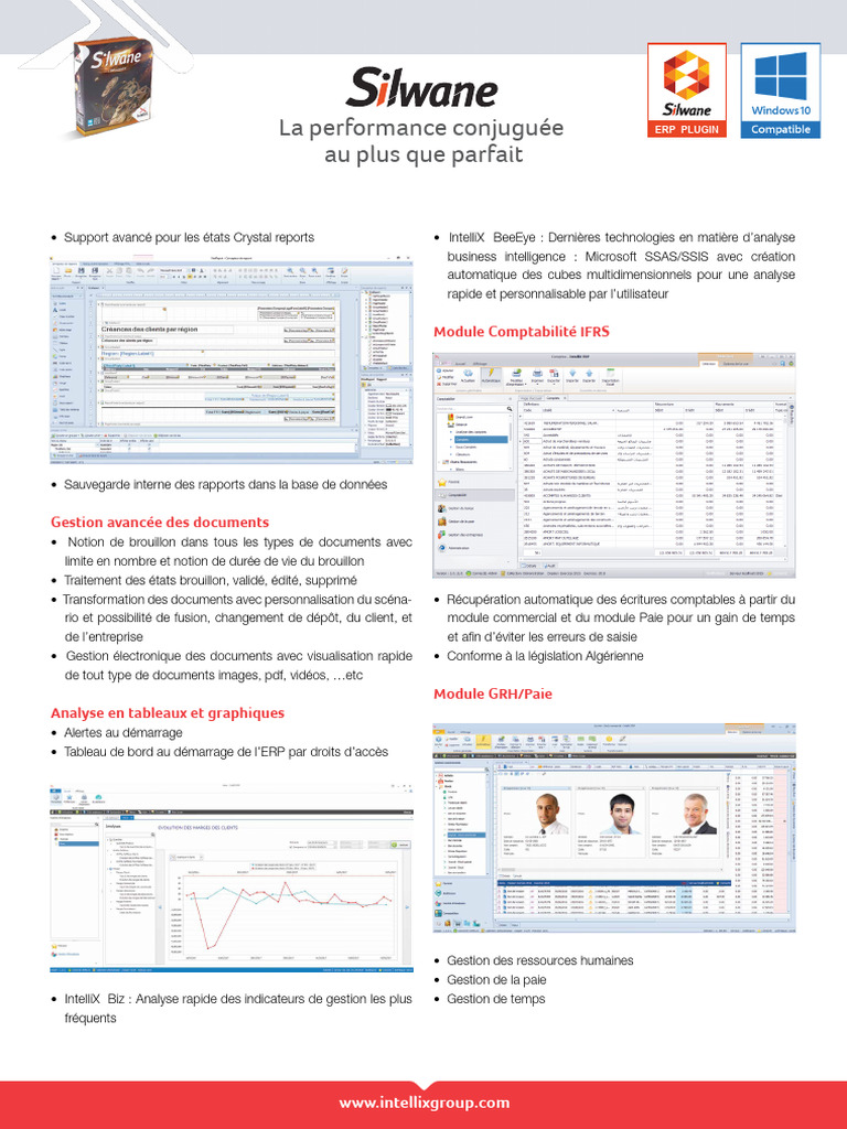 ERP Intellix : Gestion avancée et BI | PDF | Progiciel de gestion ...