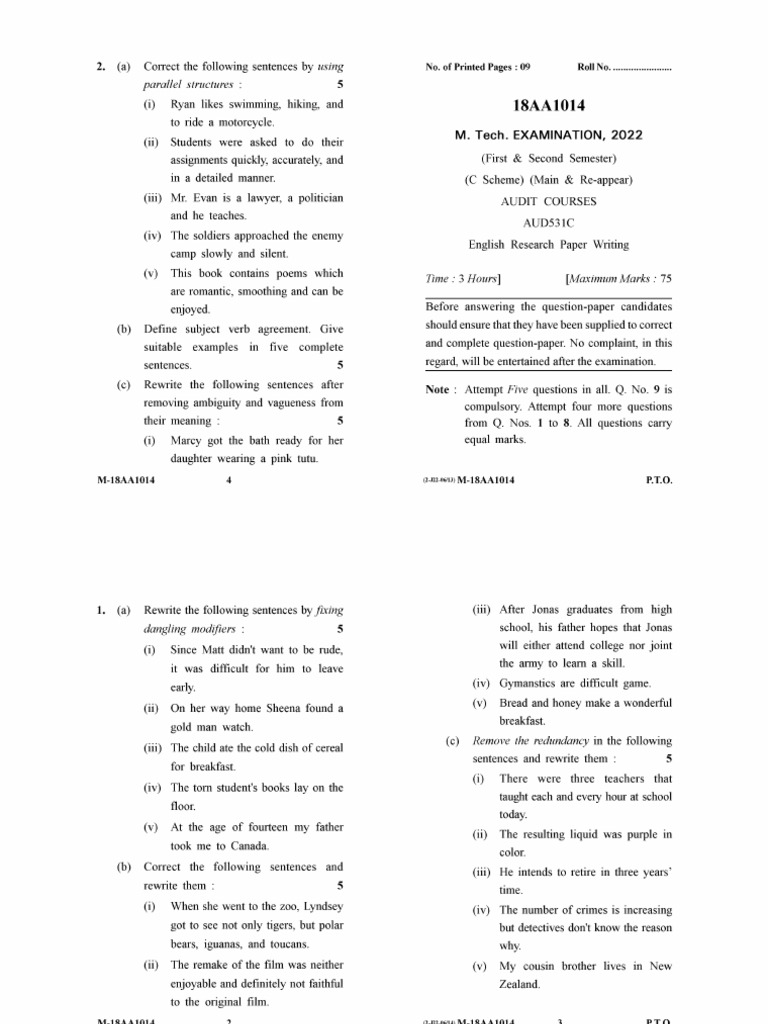 English Research Paper Writting Dec 22 | PDF