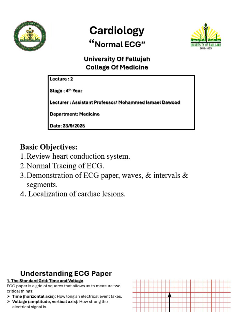 Understanding Normal ECG Interpretation | PDF | Electrocardiography ...