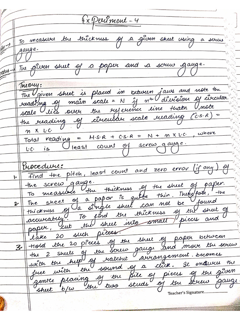 Experiment No 4 | PDF