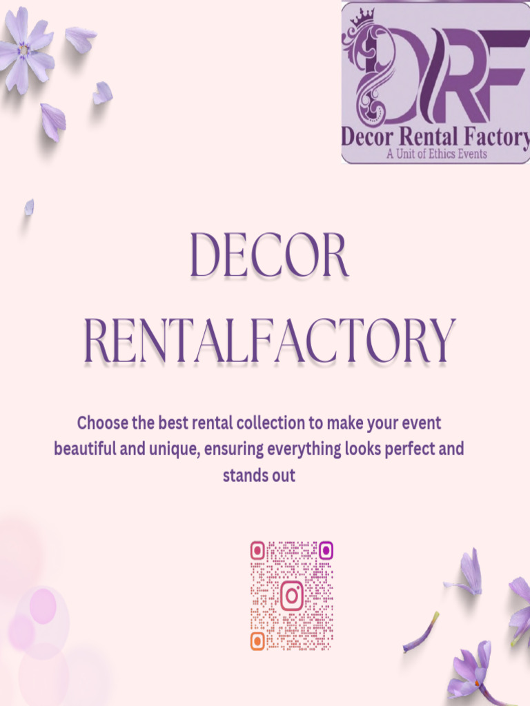 Decor Rental Factory Props | PDF
