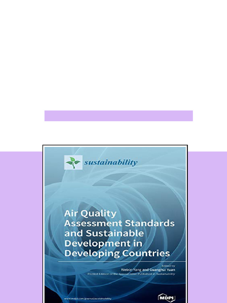 (Ebook) Air Quality Assessment Standards and Sustainable Development in ...