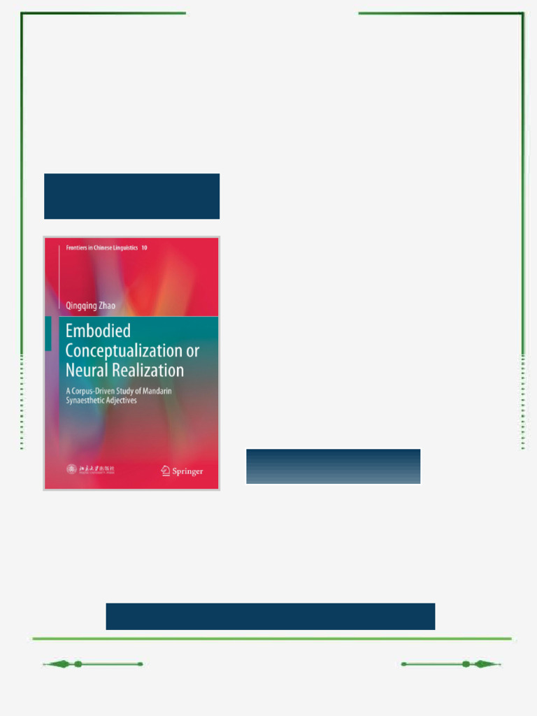 Embodied Conceptualization or Neural Realization A Corpus Driven Study ...