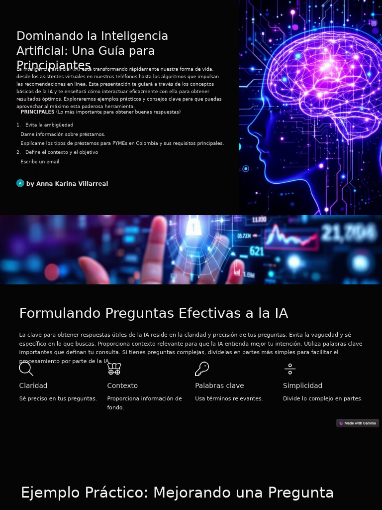 Dominando La Inteligencia Artificial Una Guia para Principiantes | PDF ...