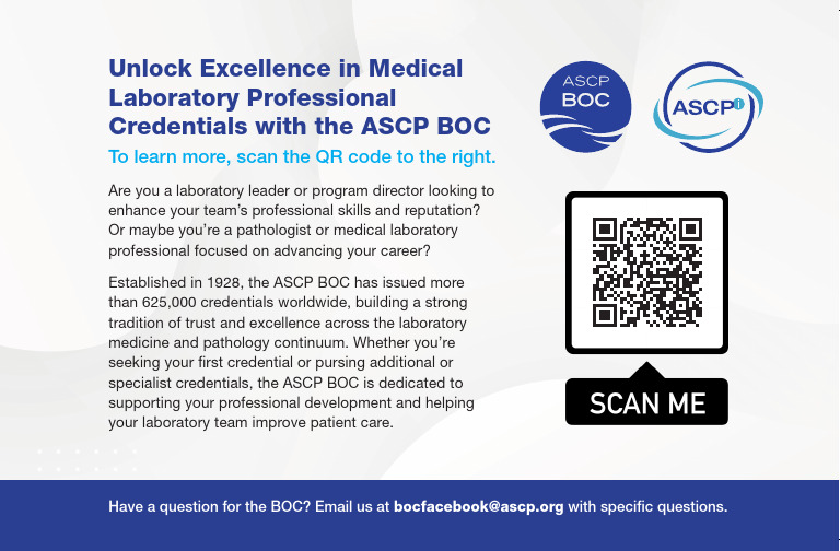 ASCP BOC Medical Lab Credentialing Guide | PDF