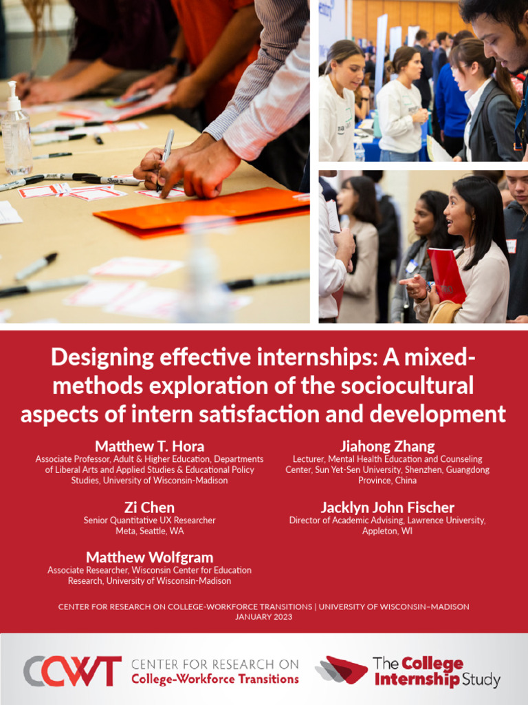 Optimizing Internships for Student Success | PDF | Survey Methodology ...