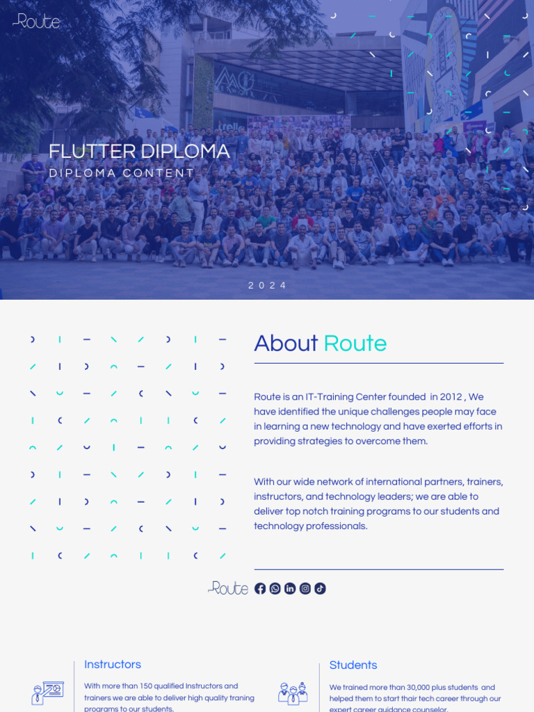 Flutter Diploma Program Overview | PDF | Object Oriented Programming ...