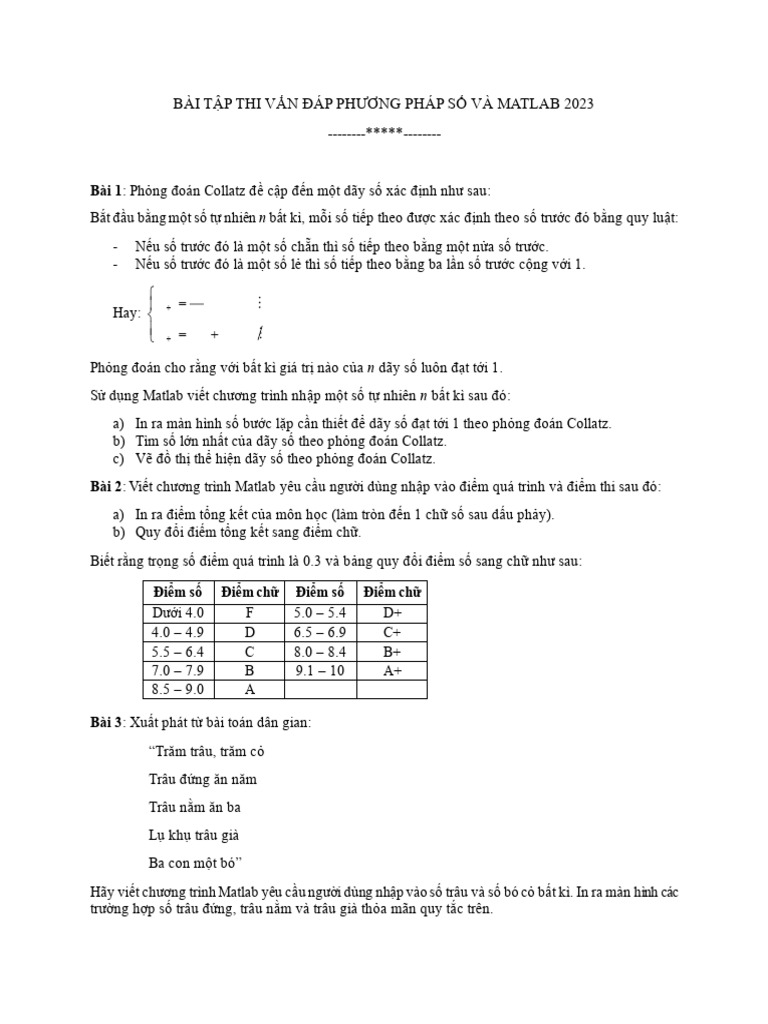 Bai Tap Van Dap | PDF