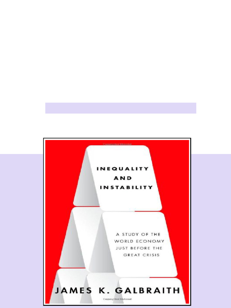 (Ebook) Inequality and Instability: A Study of the World Economy Just ...