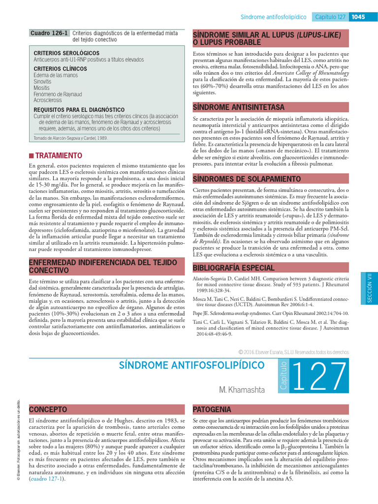 Medicina Interna - Farreras Rozman - 18va Edición Sx Antifosfolipidico ...