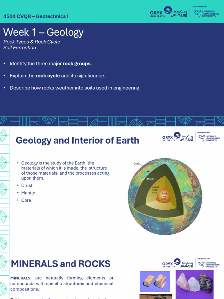 Geology: Rock Types and Soil Formation | PDF | Rock (Geology ...