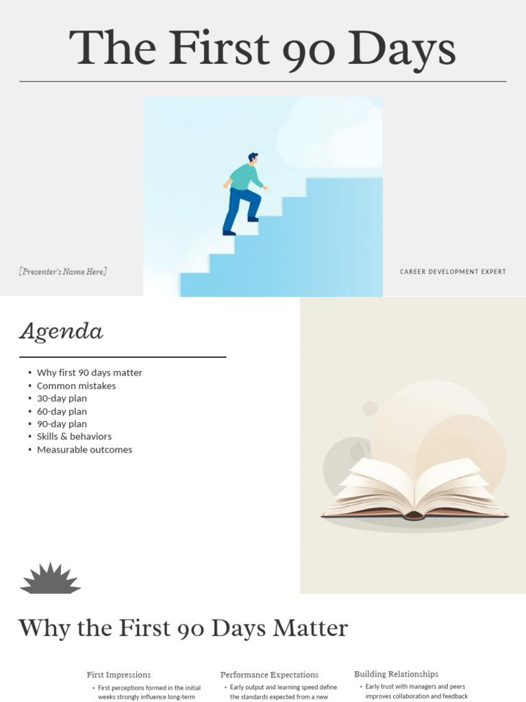 Mastering Your First 90 Days at Work | PDF | Business | Organizational ...