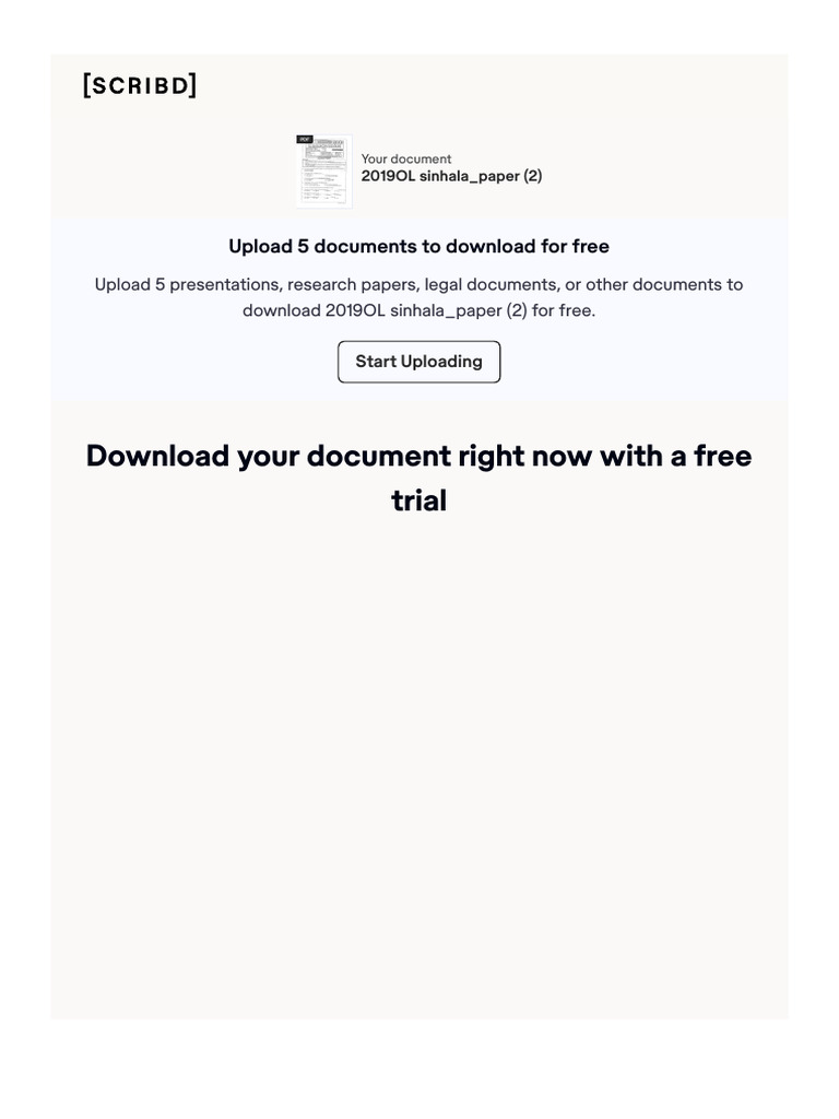 Choose a Plan | Scribd | PDF