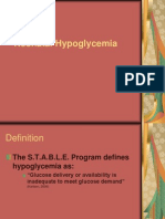 Neonatal Hypoglycemia APNEC