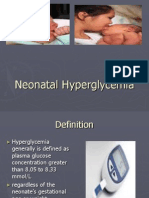 Neonatal Hyperglycemia