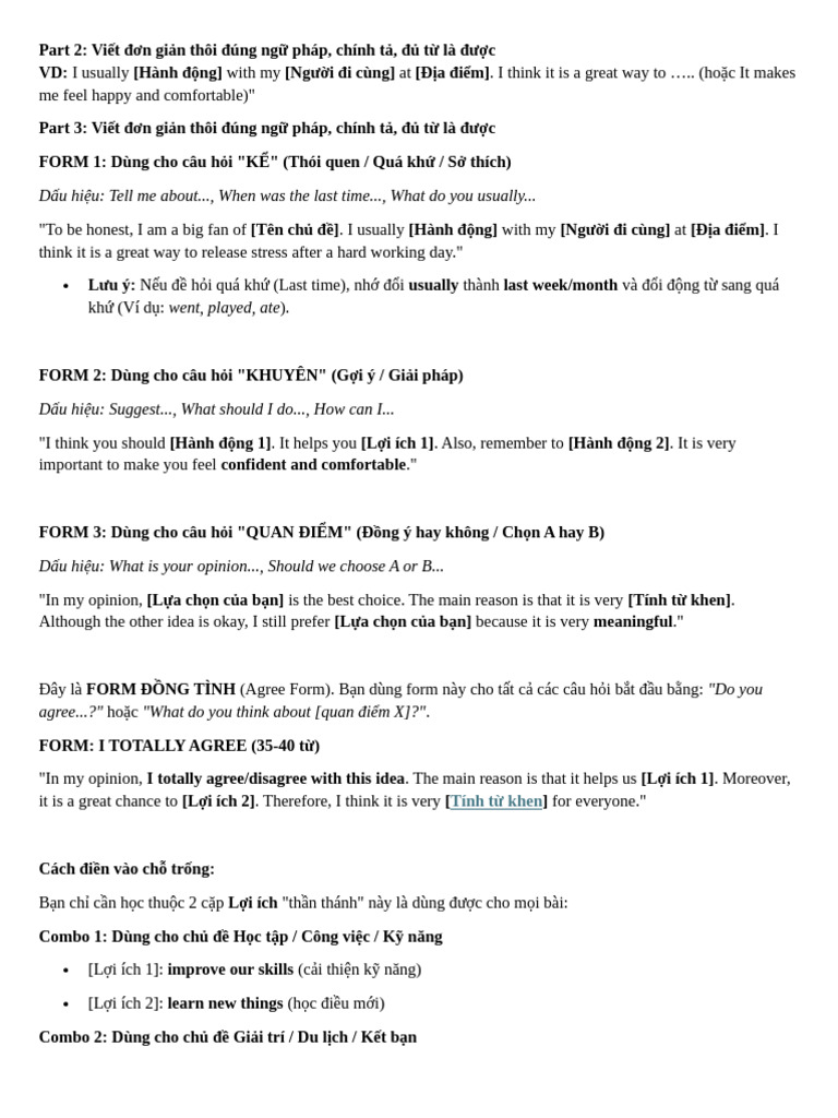 Writting 4 PART | PDF