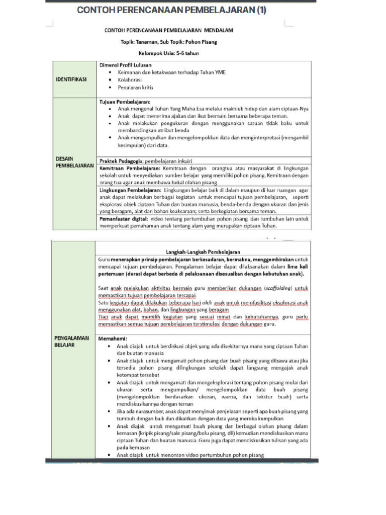 Contoh Rpm-Irma Yuliantina | PDF