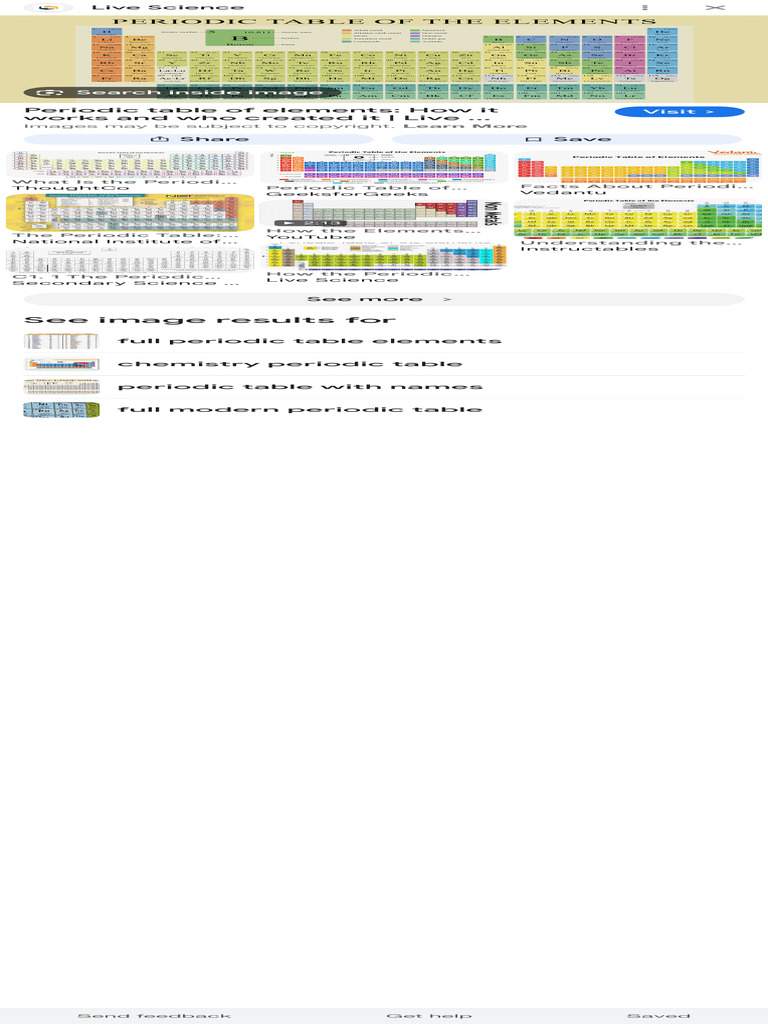 Comprehensive Periodic Table Guide | PDF | Periodic Table | Physical ...