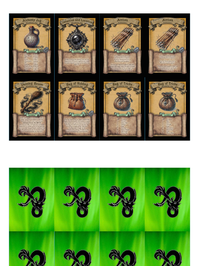 Uncommon Items Set 1 | PDF