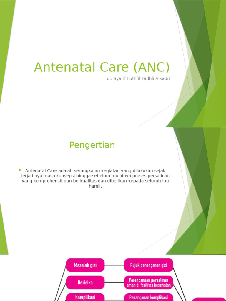 Antenatal Care (ANC) | PDF