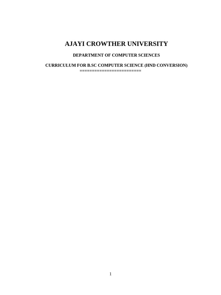 B.Sc. Computer Science Curriculum Overview | PDF | Databases | Compiler