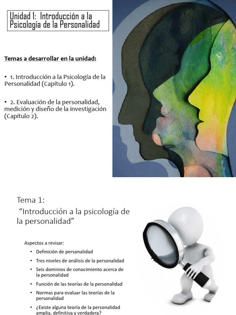 Introducción a la Psicología de la Personalidad | PDF | Comportamiento ...