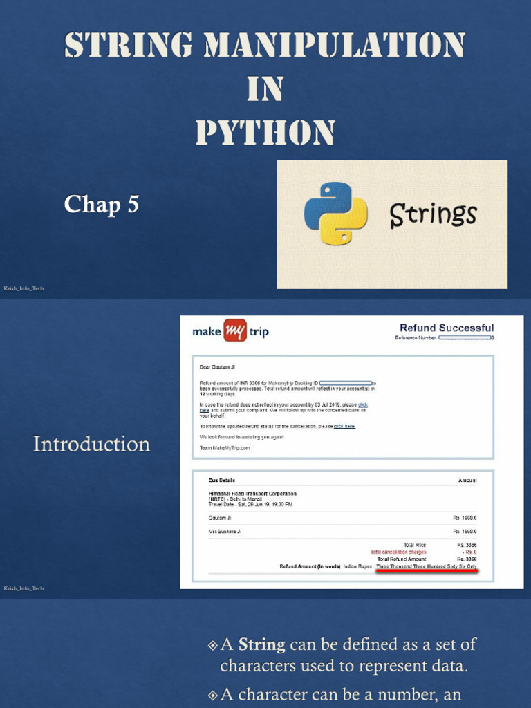Python String Manipulation Guide | PDF