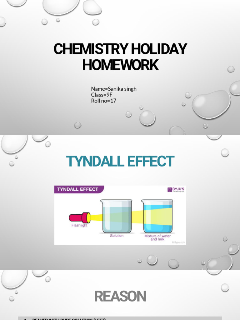 Tyndall Effect and Water Purification | PDF